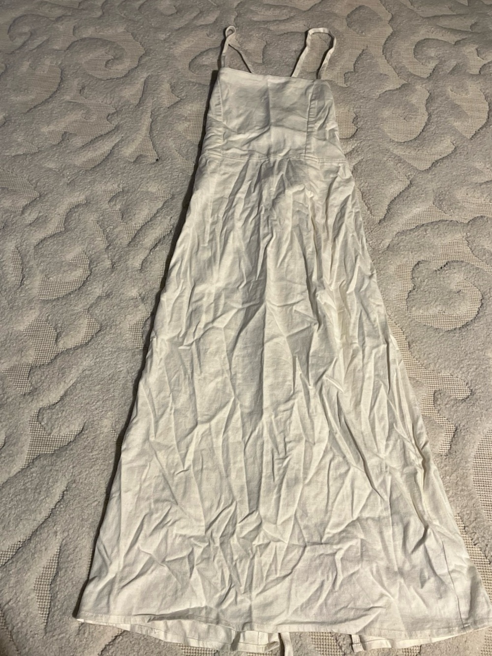 wild fable White Maxi Skirt with Adjustable Straps